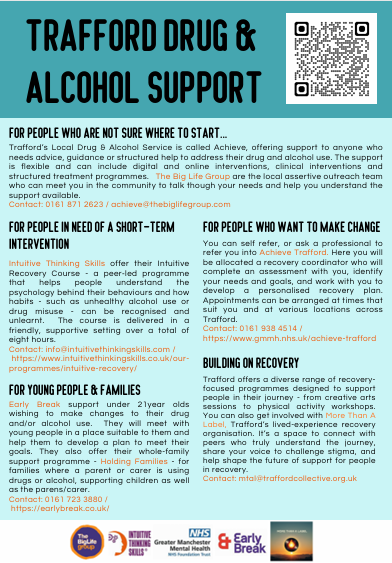 Trafford Drug and Alcohol Support